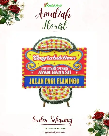 Sewa Papan Bunga Balesono